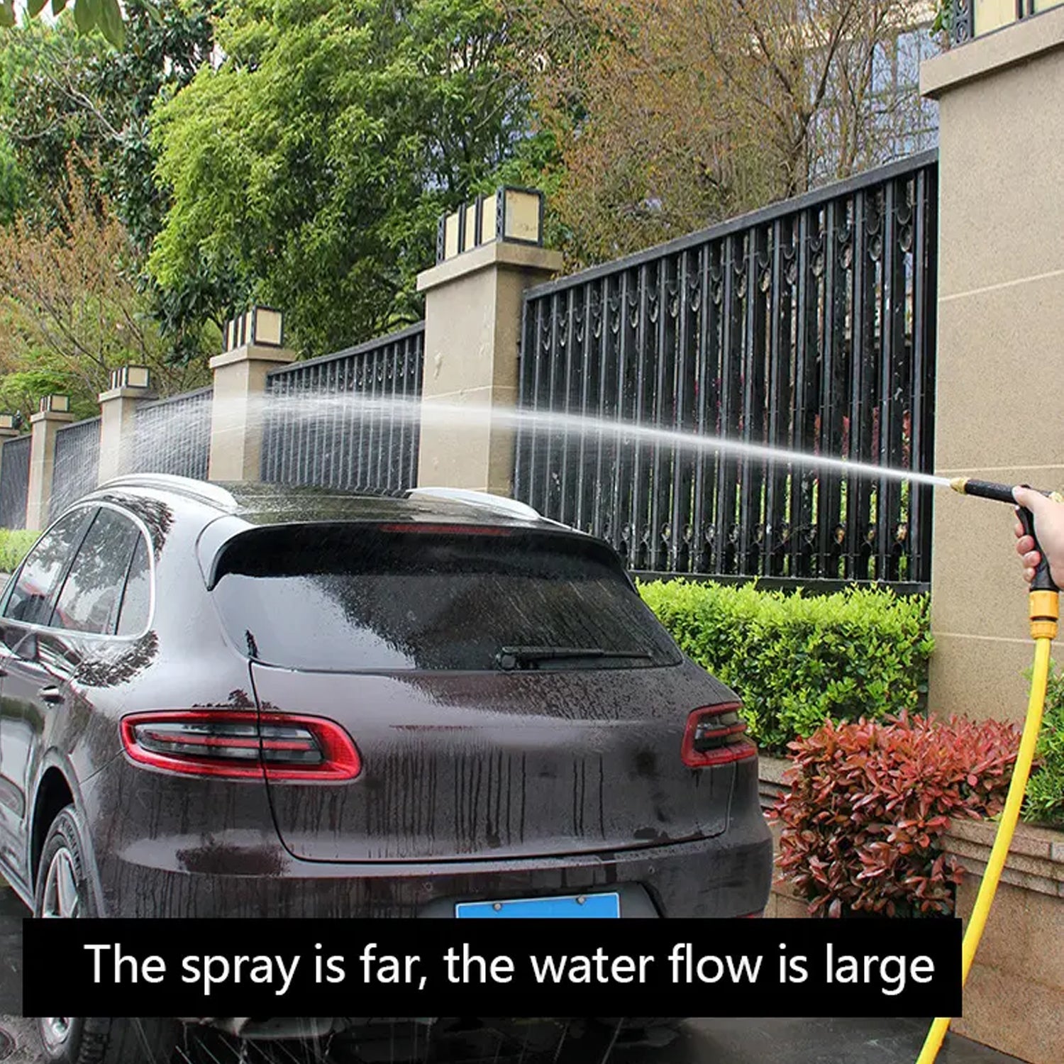 9148 Plastic Body, Metal Trigger & Brass Nozzle Water Spray Gun For Water Pipe | Non-Slip | Comfortable Grip | Multiple Spray Modes | Ideal Pipe Nozzle For Car Wash, Gardening,& Other Uses 9148 Plastic Body, Metal Trigger & Brass Nozzle Water Spray Gun For Water Pipe | Non-Slip | Comfortable Grip | Multiple Spray Modes | Ideal Pipe Nozzle For Car Wash, Gardening,& Other Uses